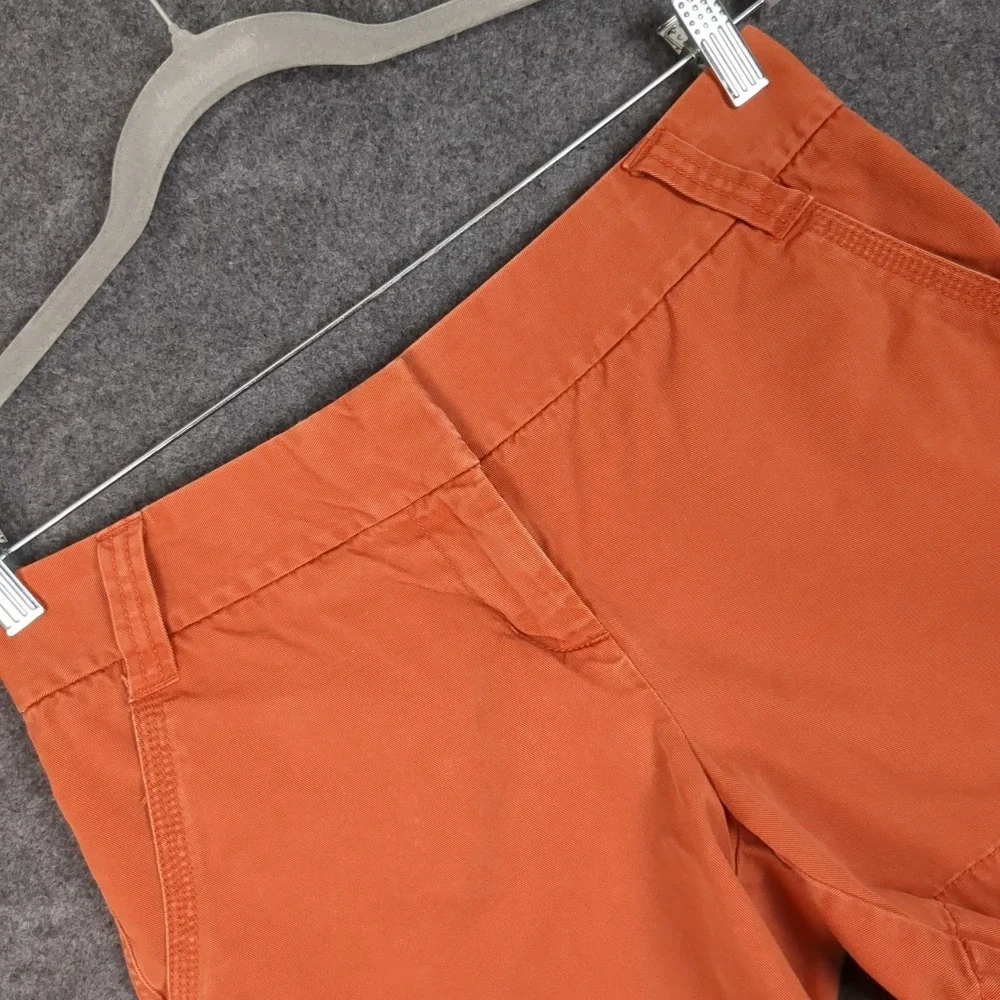 J.Crew Classic Twill Chino Shorts Womens 4 City Fit Weathered Cotton
